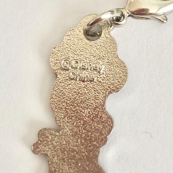 Vintage Disney Bashful Minnie Mouse Clip On Charm Zipper Pull Bag Purse Pink Bow - Picture 5 of 7